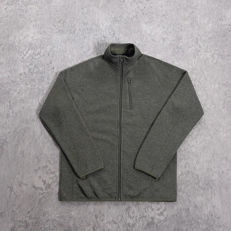 Stand Collar Cationic Full-Zip Jacket photo 3
