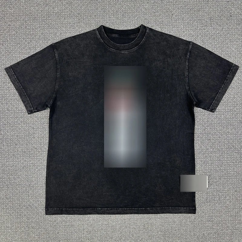 Battery Studded Diamond Print Short Sleeve T-Shirt
