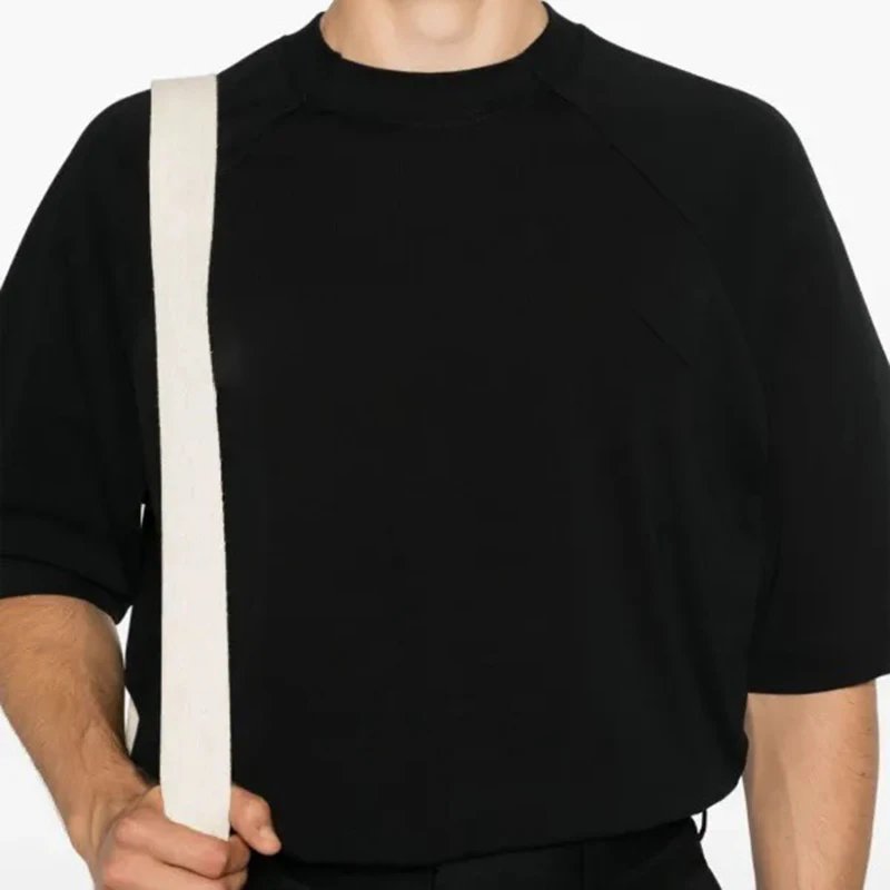 Basic Minimal Le Typo Chest Print Tee