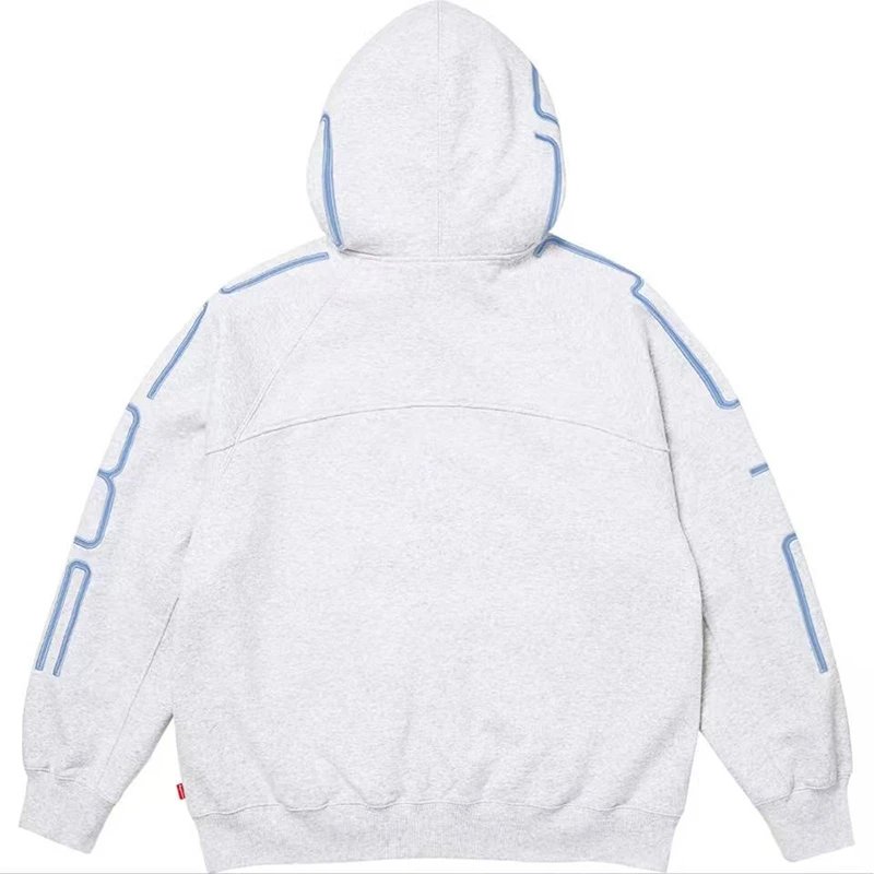 Paneled Spliced Hoodie