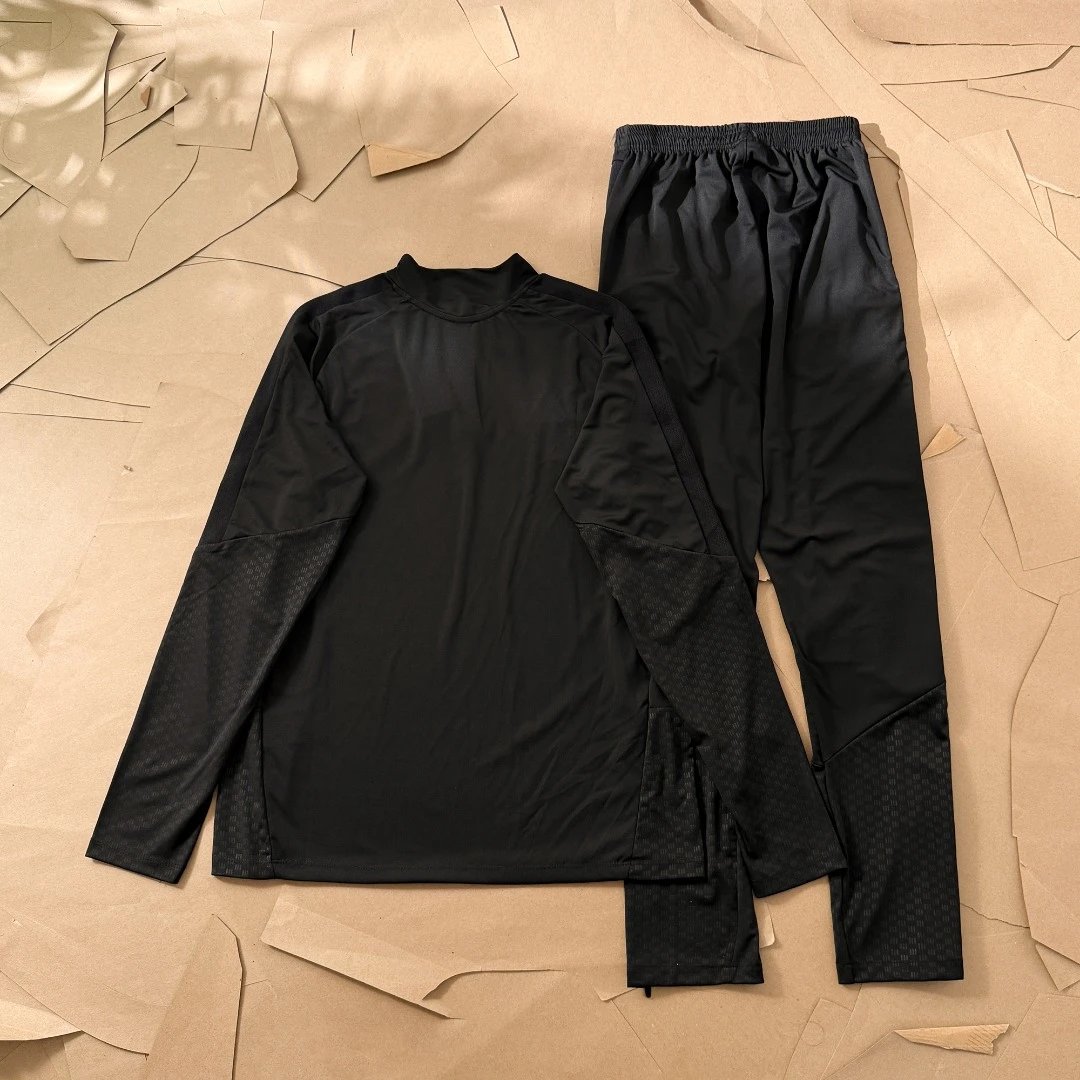 Quick-Dry Sports Half-Zip Long Sleeve Football Jersey photo 5