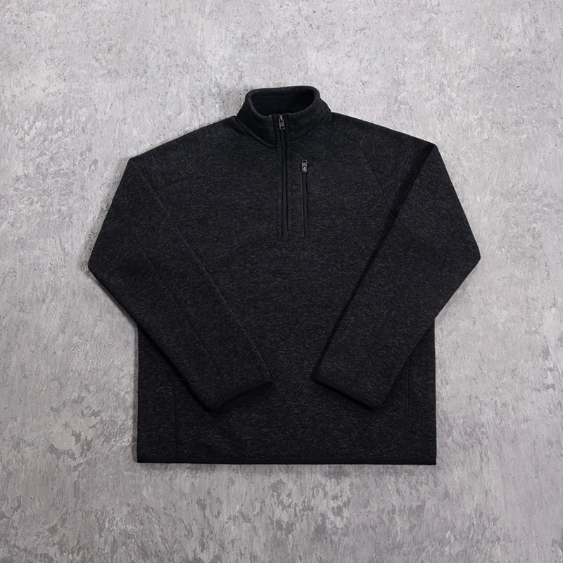 Stand Collar Cationic Half-Zip Jacket photo 7
