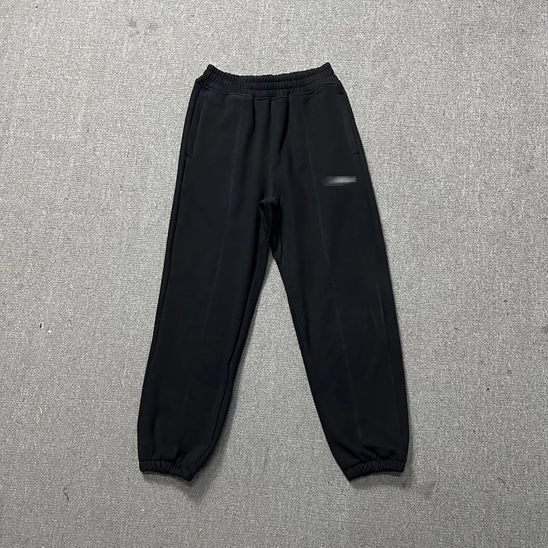 Embroidered Small Logo Thin Velvet Pants