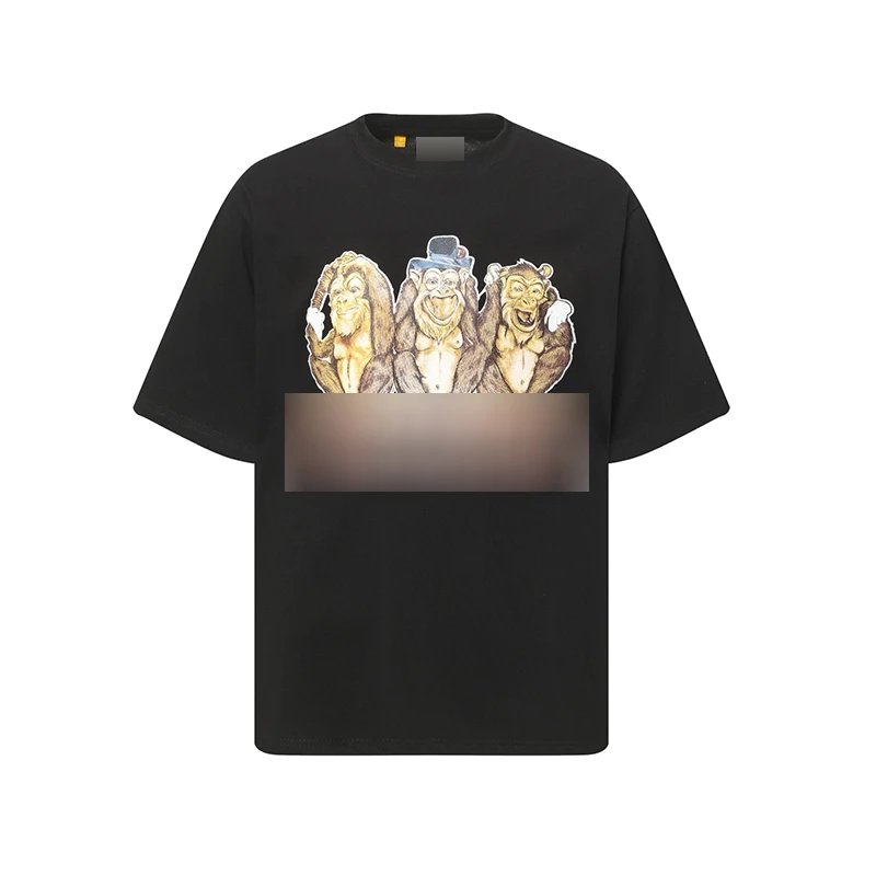 Three Squatting Chimpanzees T-Shirt