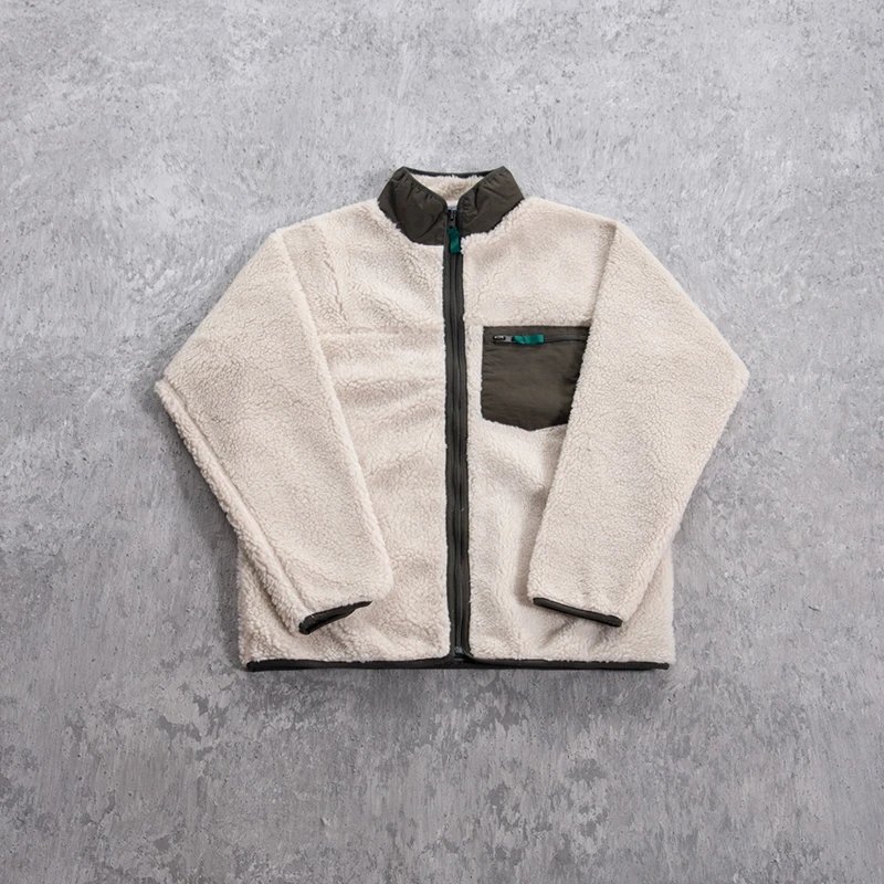 Small Logo Fleece Stand Collar Jacket photo 6