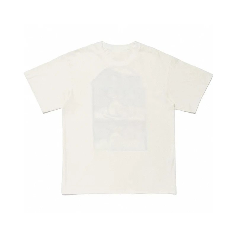 Duck Swimming English Print Short Sleeve T-Shirt