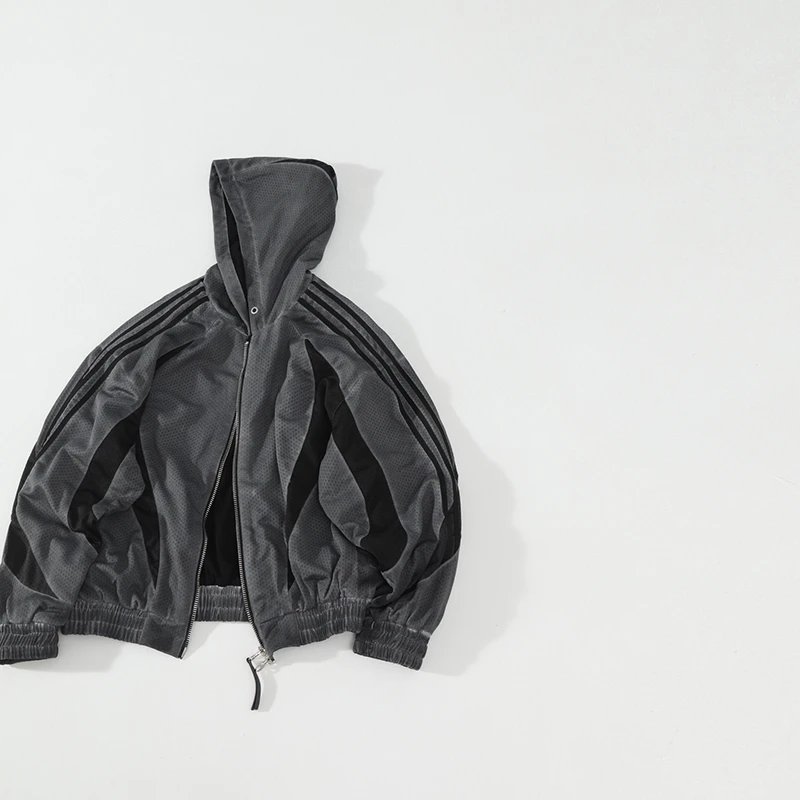 Hooded Deconstructed Jacket