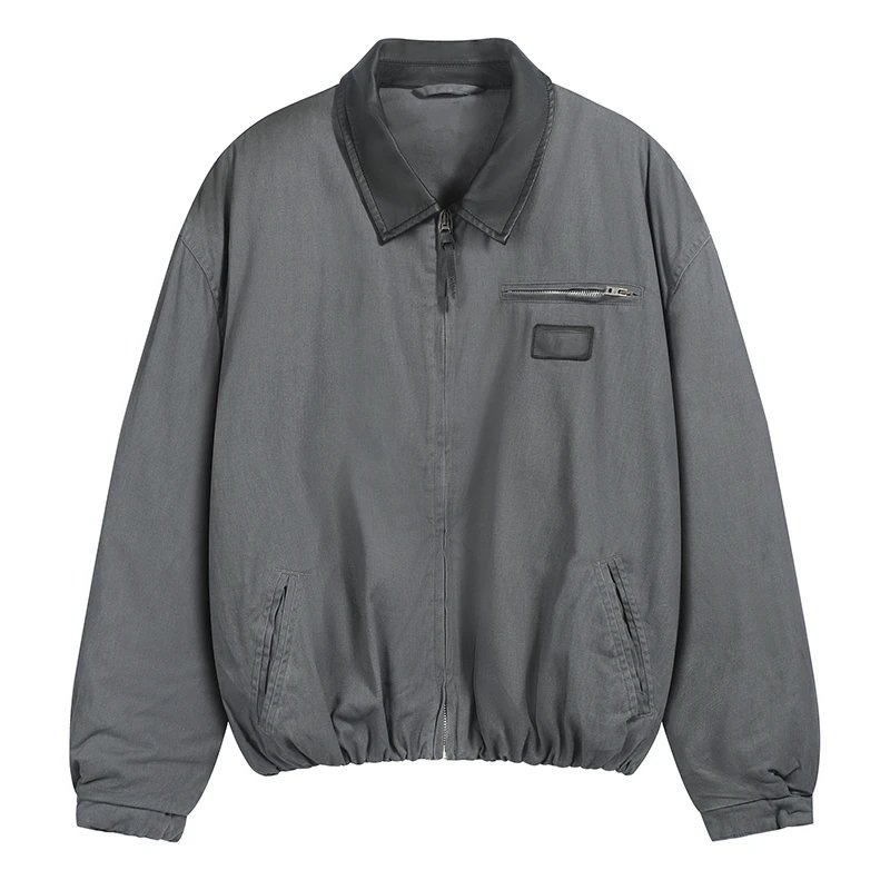 AC Distressed Collar Quilted Jacket photo 2