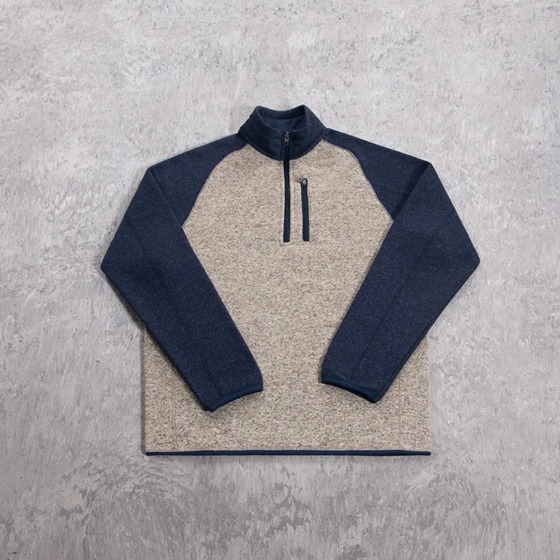 Stand Collar Cationic Half-Zip Jacket photo 6