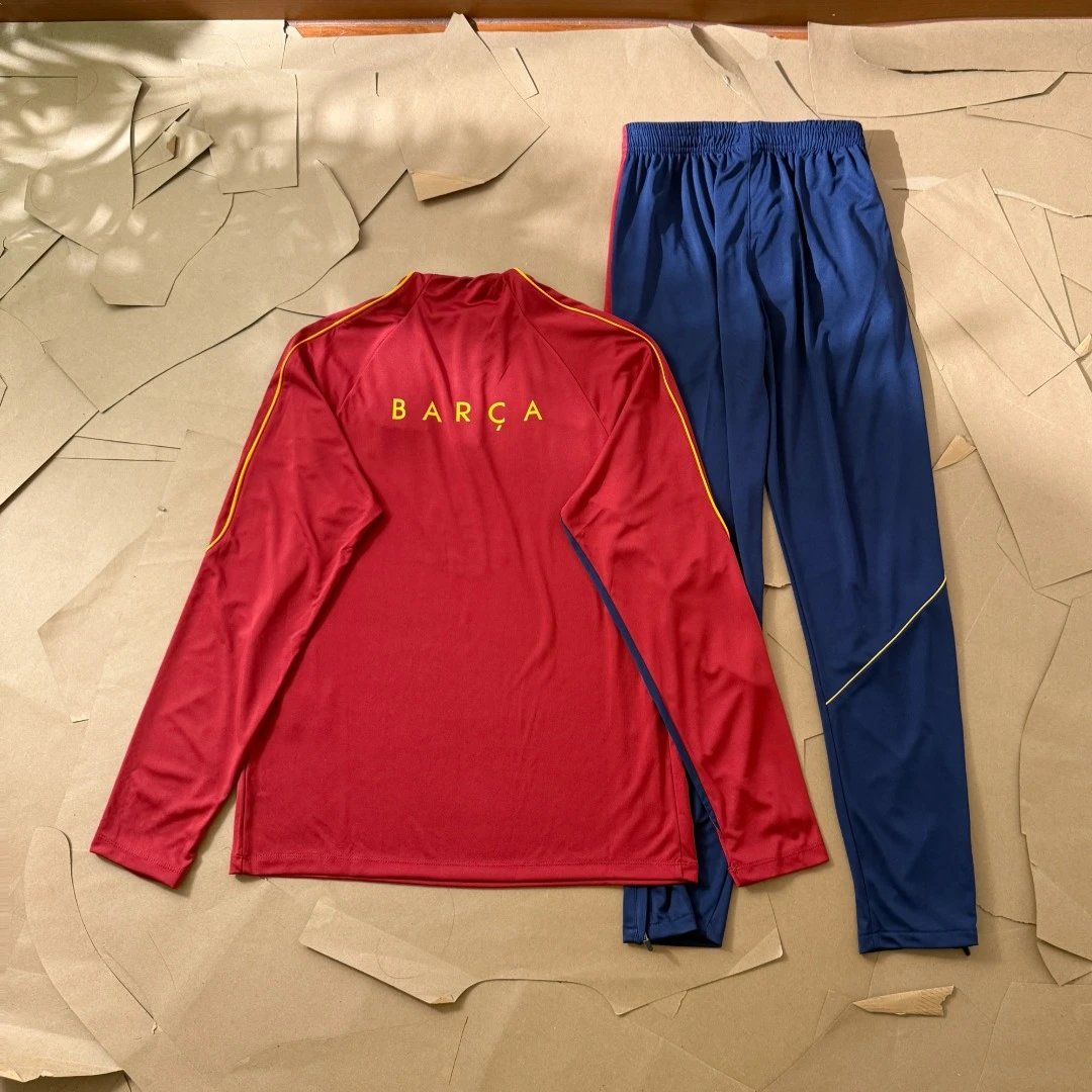 Quick-Dry Sports Half-Zip Long Sleeve Football Jersey photo 4