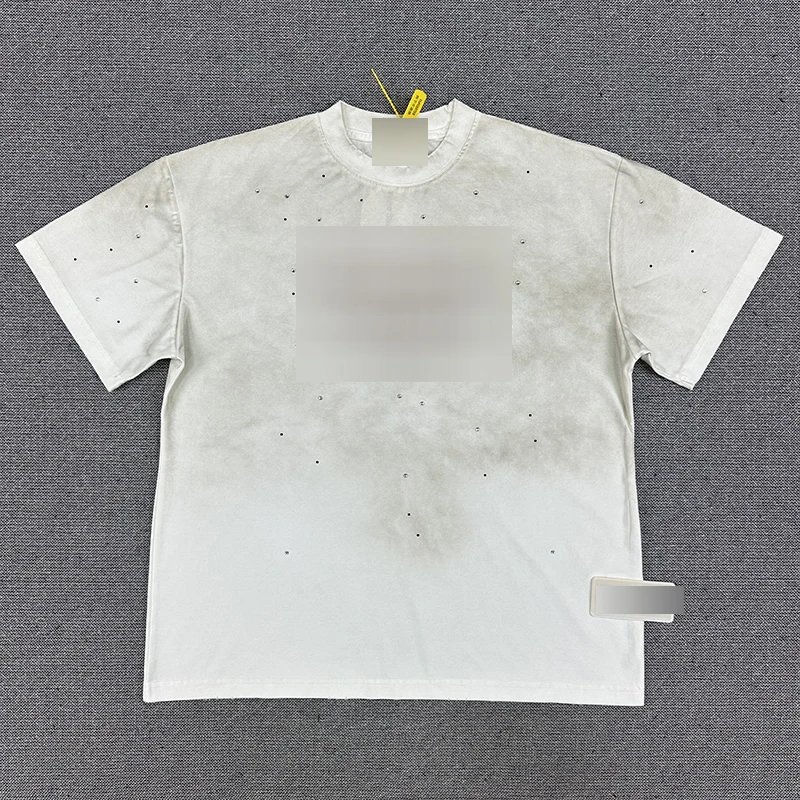 Hot Stamp Logo Letter Print Short Sleeve T-Shirt
