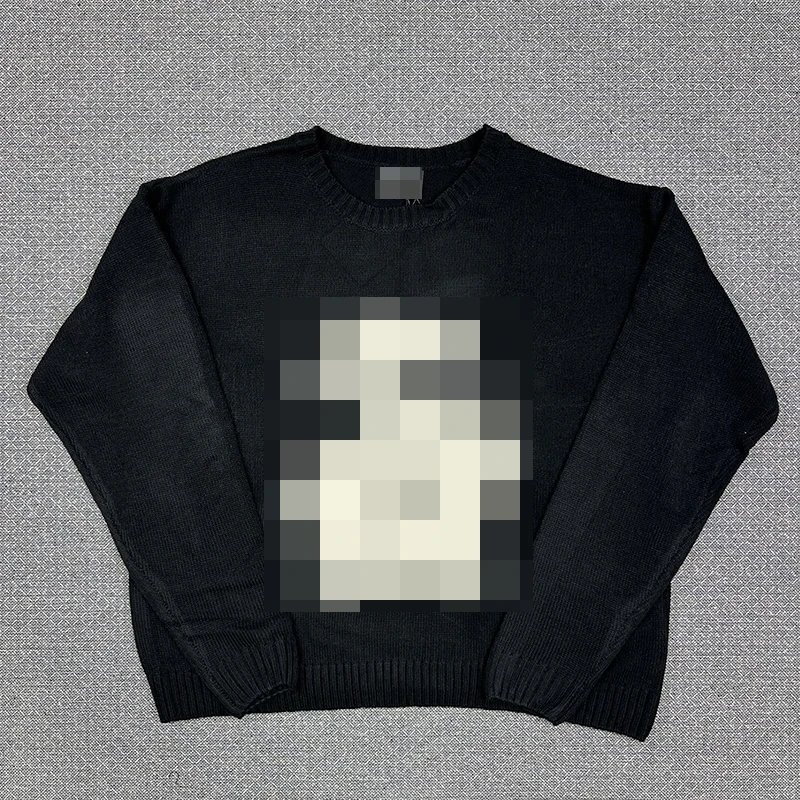 Crewneck Knit Long Sleeve Sweater