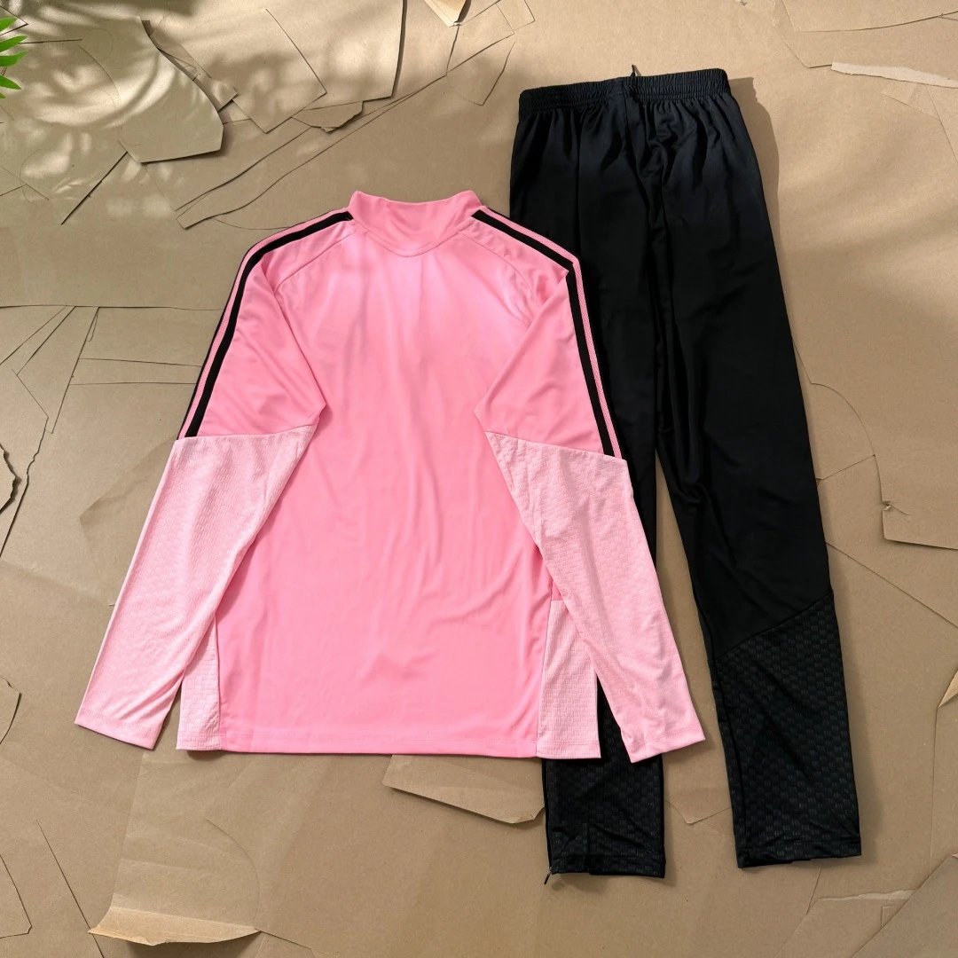 Quick-Dry Sports Half-Zip Long Sleeve Football Jersey photo 3
