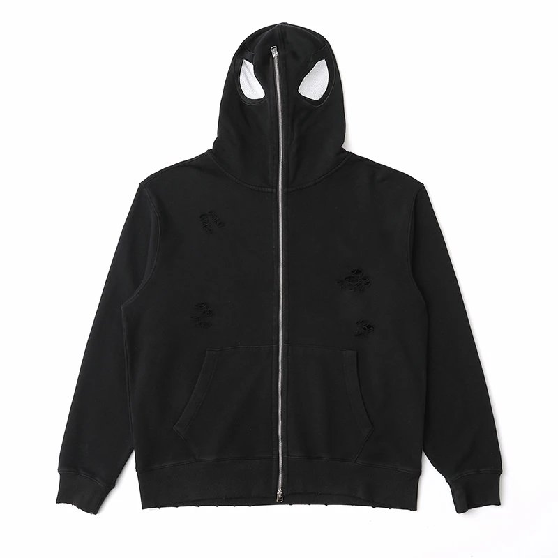 Spider-Man Collab Washed Distressed Hoodie