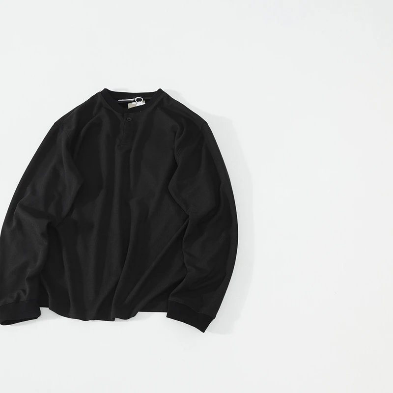 Waffle Henley Long Sleeve photo 2