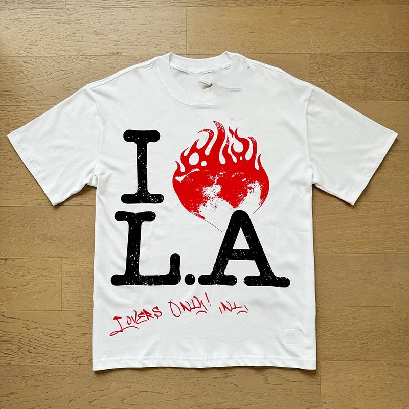 I Love LA Print T-Shirt
