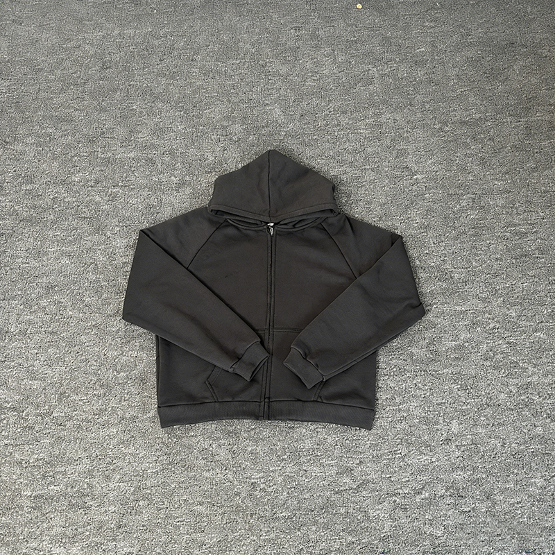 Full Logo Hooded Zip-Up Sweatshirt