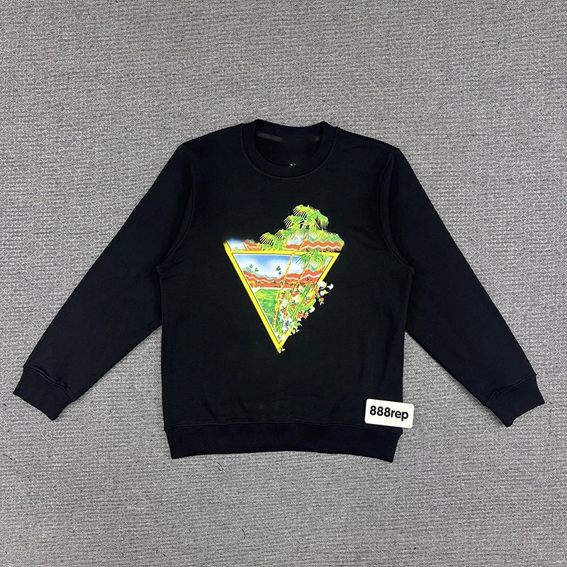 Palm Tree and Cactus Printed Hoodie