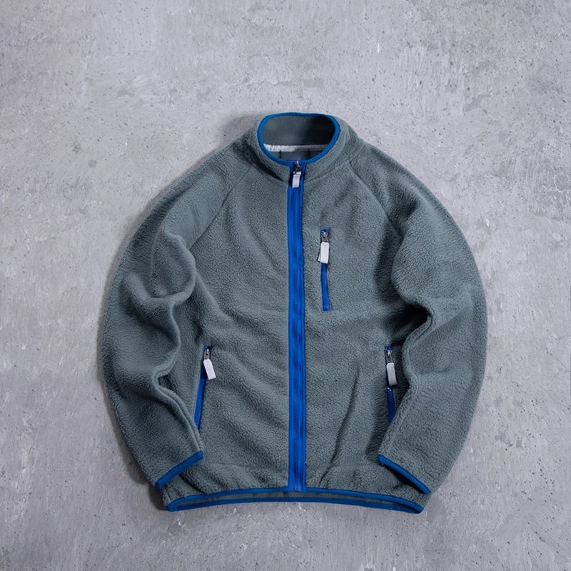 Lamb Fleece Stand Collar Jacket photo 4
