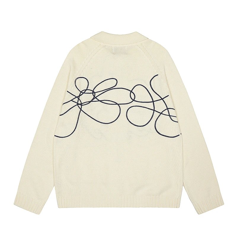 Cardigan Flower Round Knit