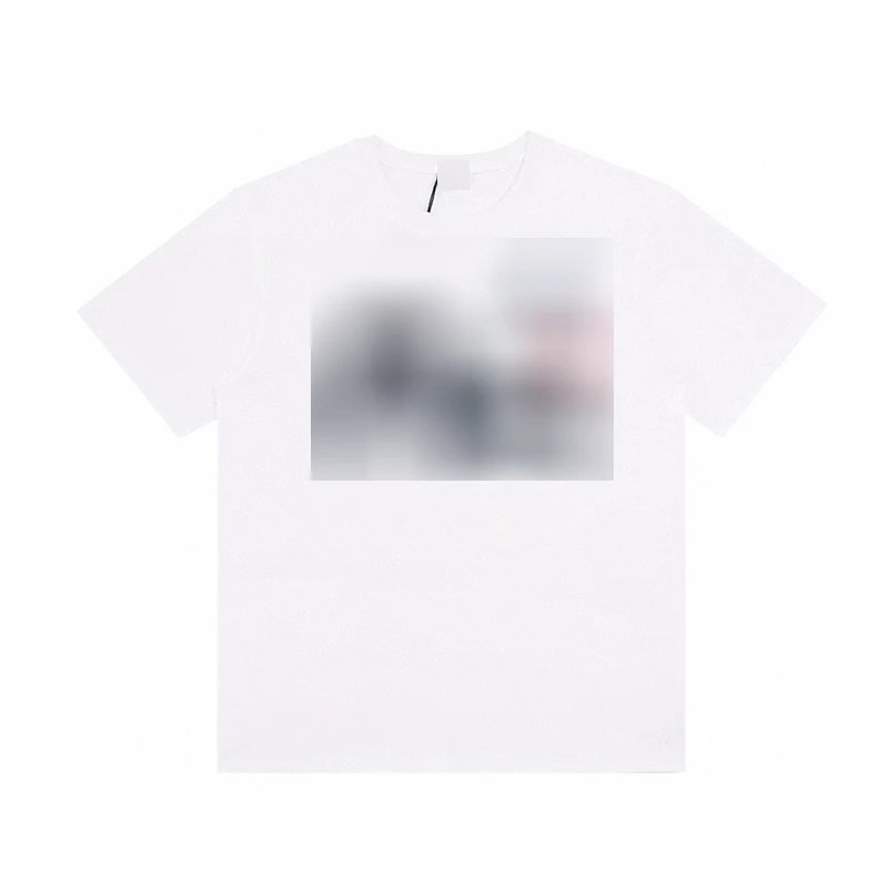 Four Round Ball Chest Print T-Shirt