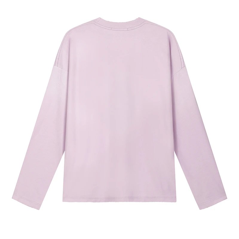 2025 Autumn New White Long Sleeve T-shirt Women's Loose Round Neck Casual Top