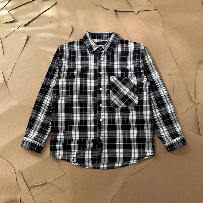 Dual Small Logo Plaid Shirt photo 2