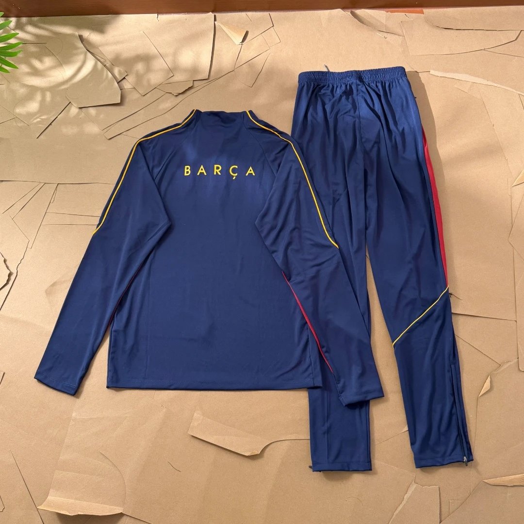 Quick-Dry Sports Half-Zip Long Sleeve Football Jersey photo 3