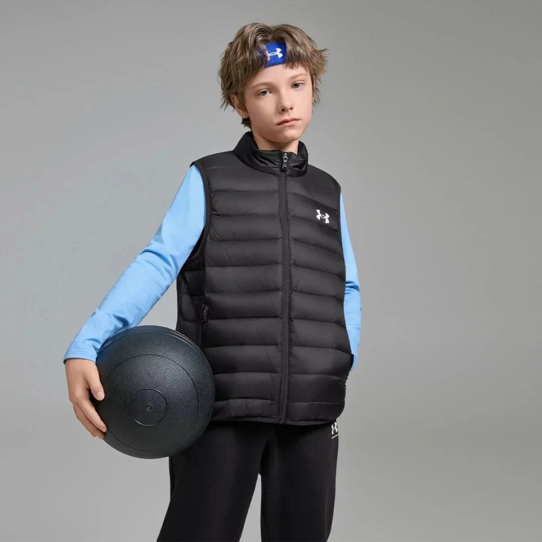 羽绒服排骨马甲/黑色（成人穿建议拍大一码）