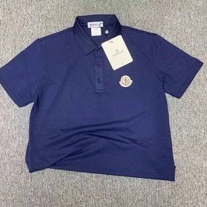 Moncler Moncler Polo Shirt in Navy Blue Navy