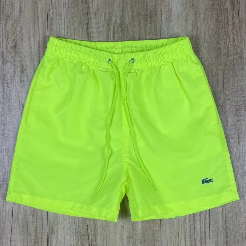 Lacoste Lacoste Neon Yellow Swim Shorts Yellow