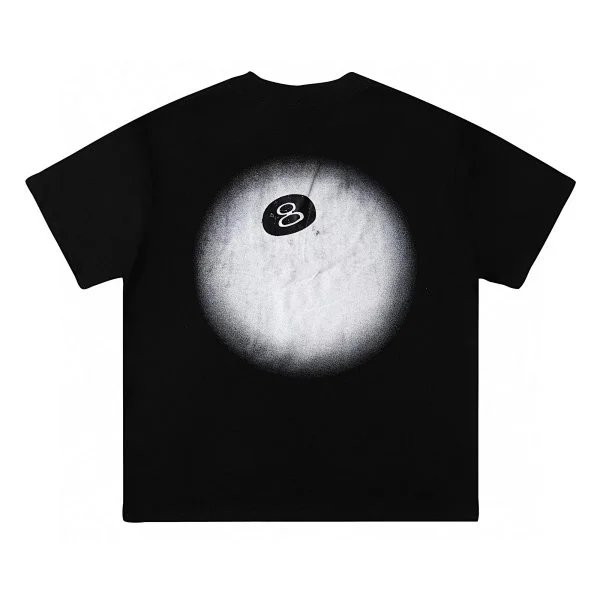 Stussy T-shirt 8 Ball Dot Black