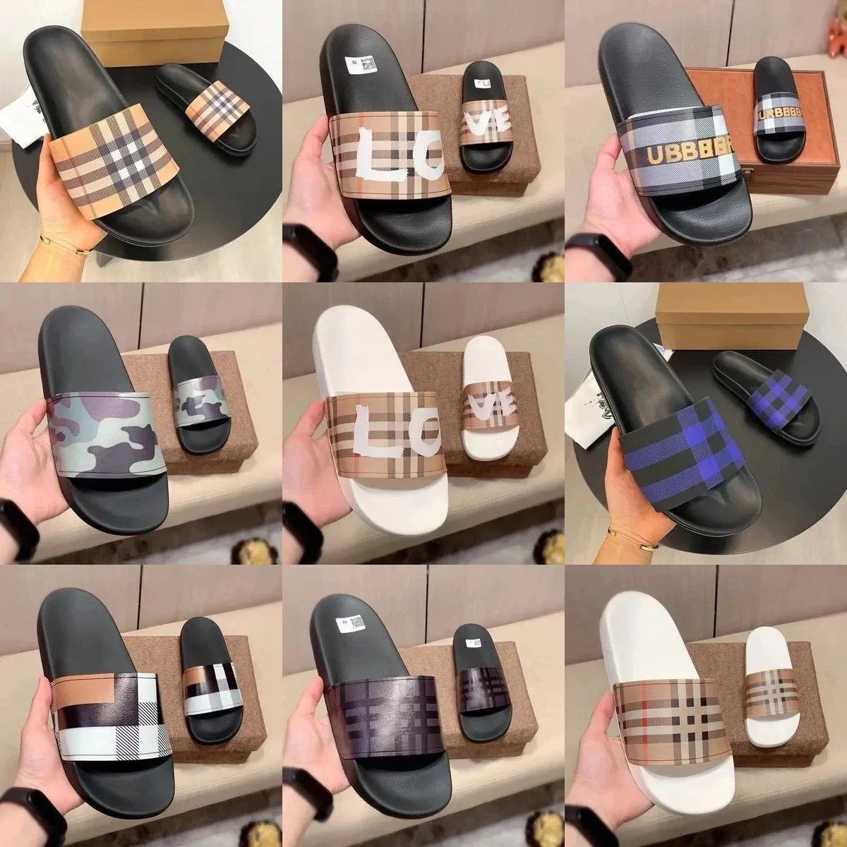 Burberry slippers 