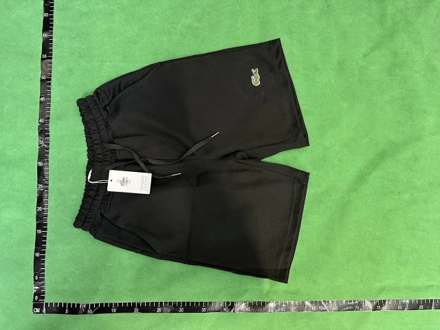 Lacoste Shorts Drawstring jersey with crocodile logo patch product detail image 9