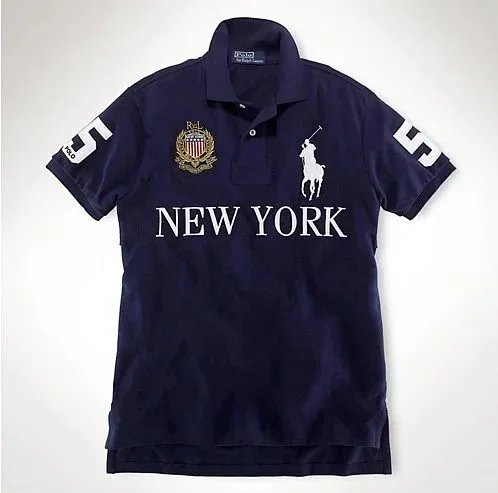 Ralph Lauren Ralph Lauren New York Polo Shirt in Navy Blue Navy