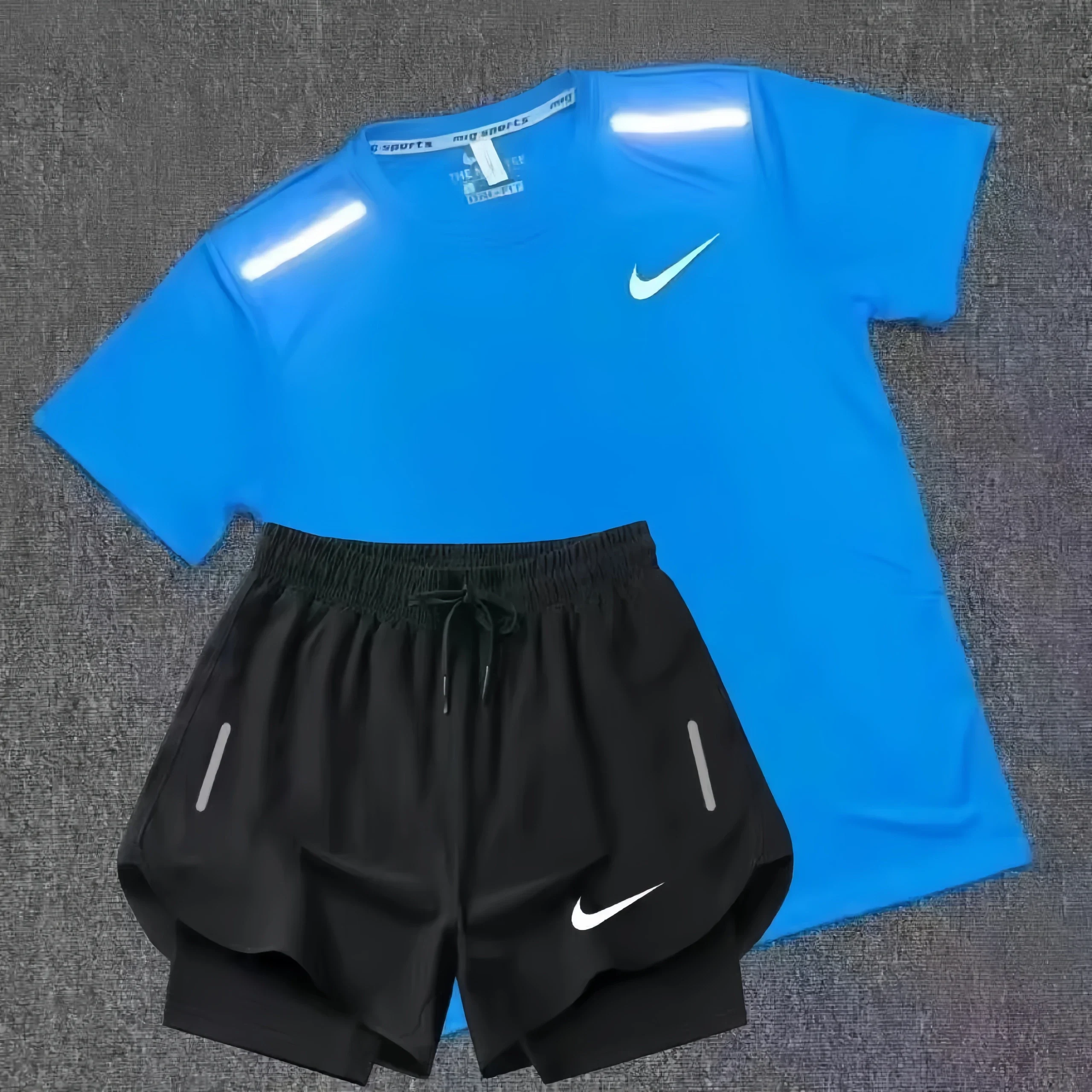 Nike Quick-Drying Reflective Running Two-Piece Set