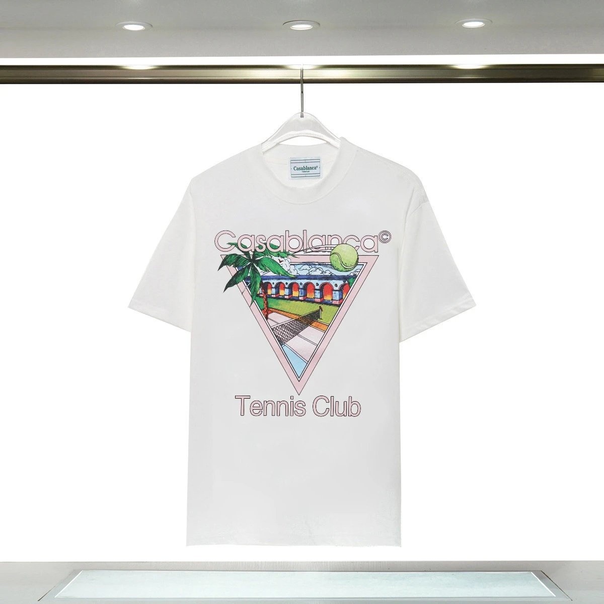 Casablanca Casablanca Tennis Club White Graphic T-Shirt White