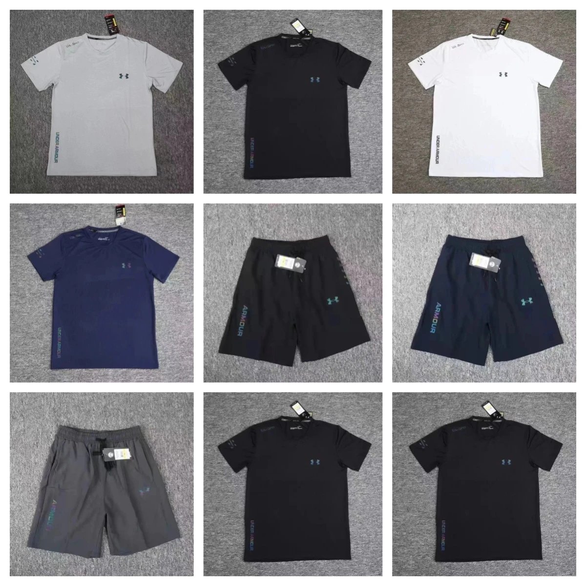 Under Armor short sleeves and 