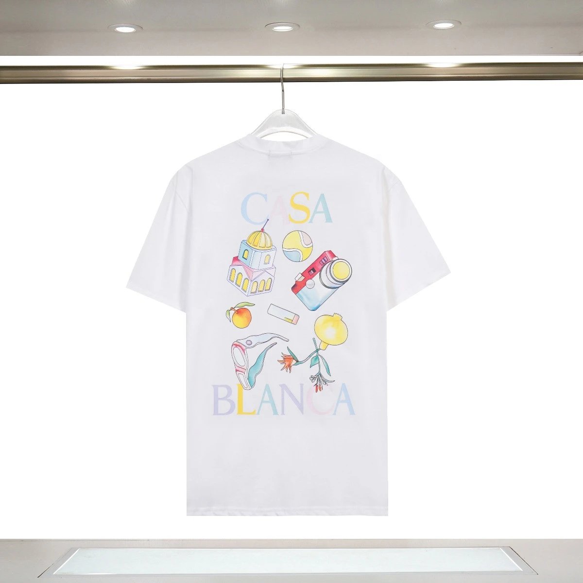 Casa Blanca Casa Blanca White Graphic T-Shirt White