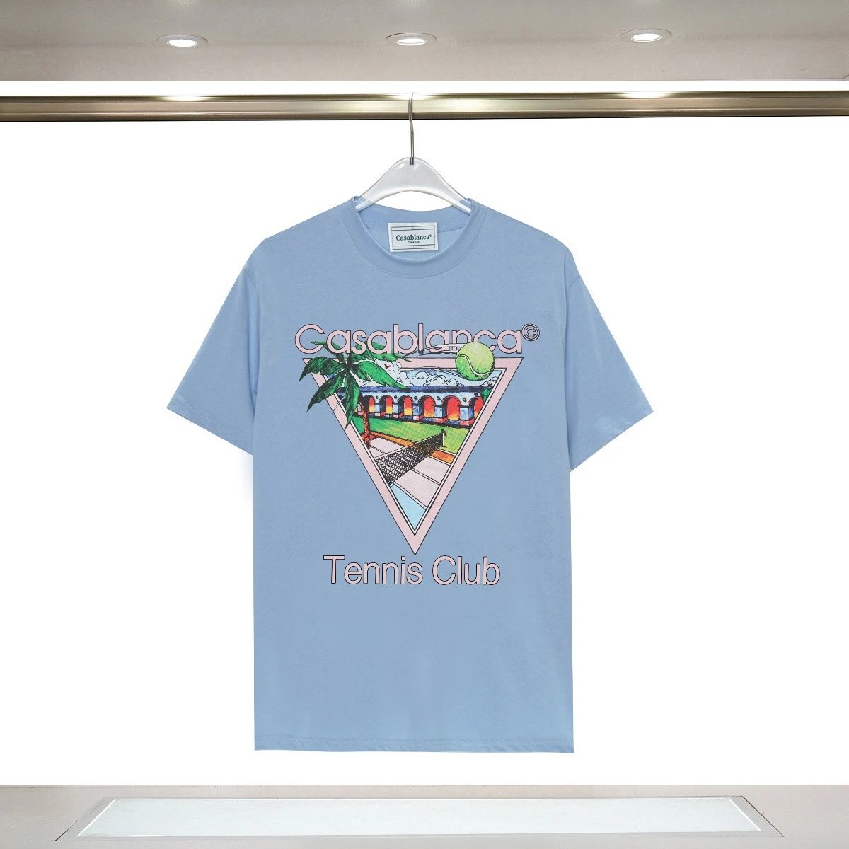 Casablanca Casablanca Tennis Club Blue T-Shirt Blue