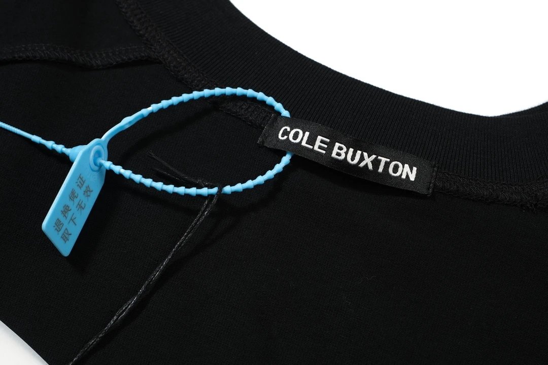 Cole Buxton CB Logo Black Green White Oversized T-Shirt