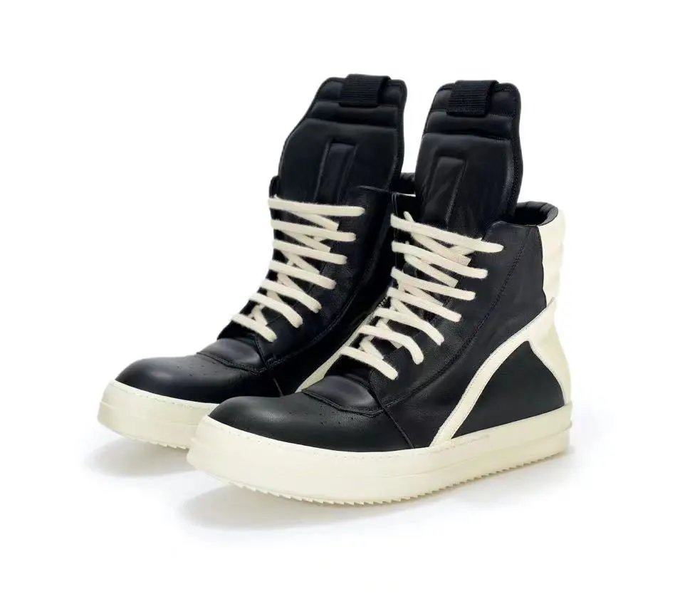 New Black White Inverted Triangle