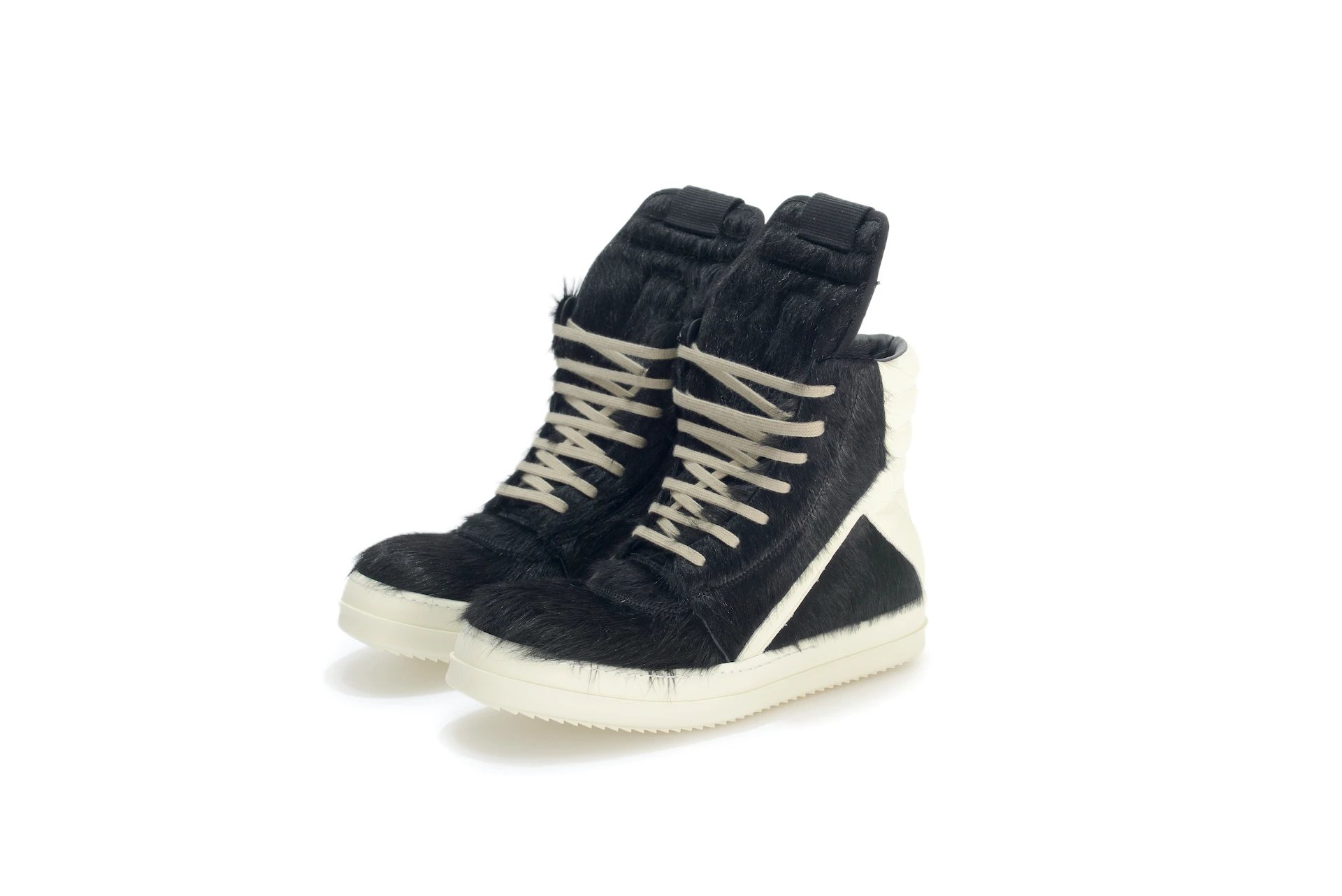 Black Horsehair Inverted Triangle