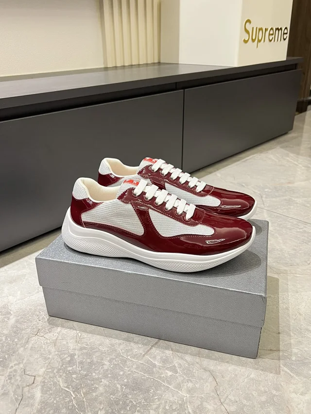 Unbranded Sneakers Low-Top Mesh and Patent Lace-Up product detail image 6