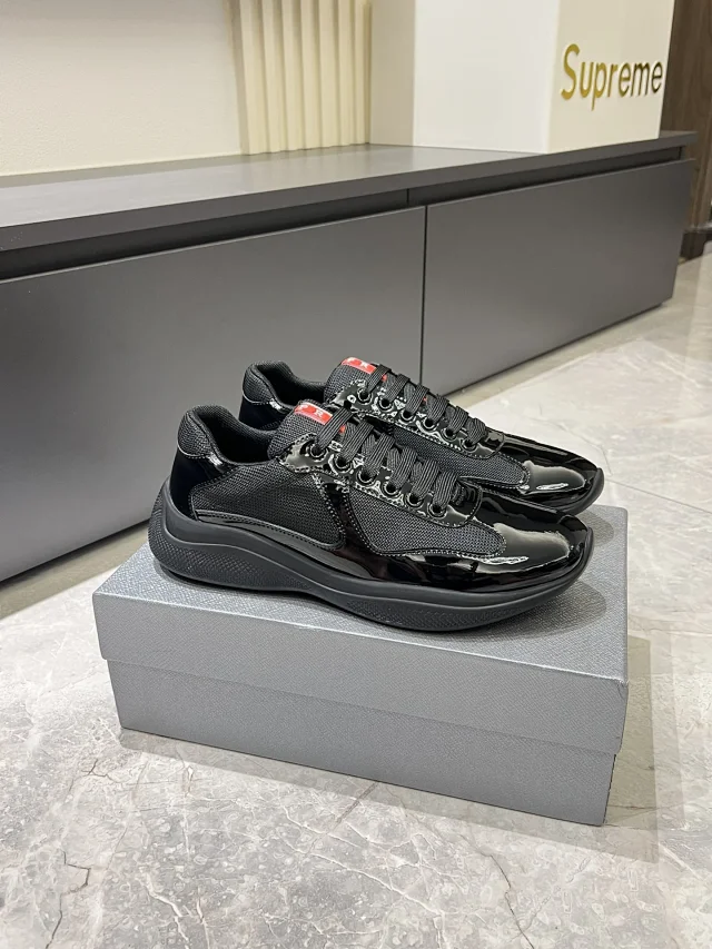 Unbranded Sneakers Low-Top Mesh and Patent Lace-Up product detail image 15
