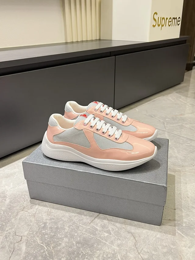 Unbranded Sneakers Low-Top Mesh and Patent Lace-Up product detail image 7