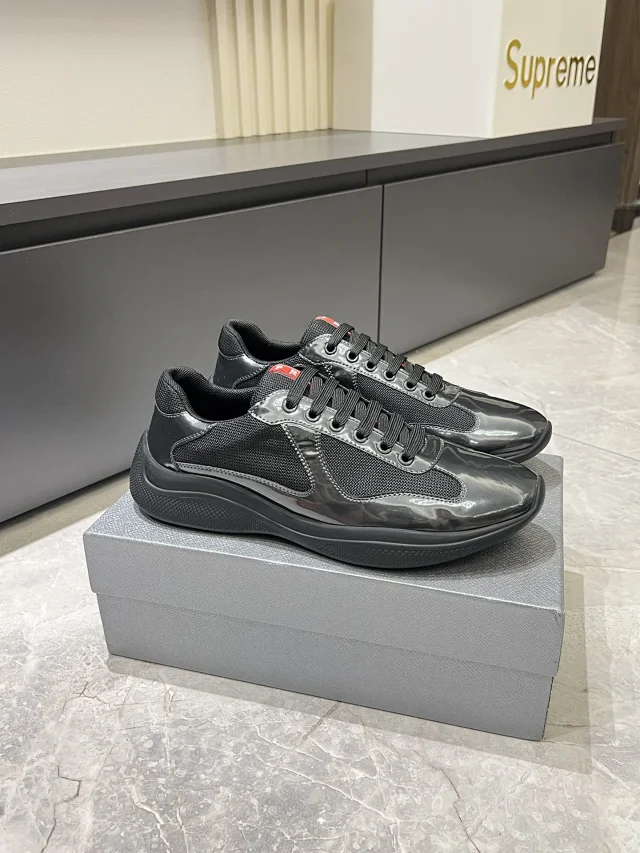 Unbranded Sneakers Low-Top Mesh and Patent Lace-Up product detail image 14