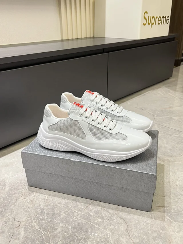 Unbranded Sneakers Low-Top Mesh and Patent Lace-Up product detail image 4