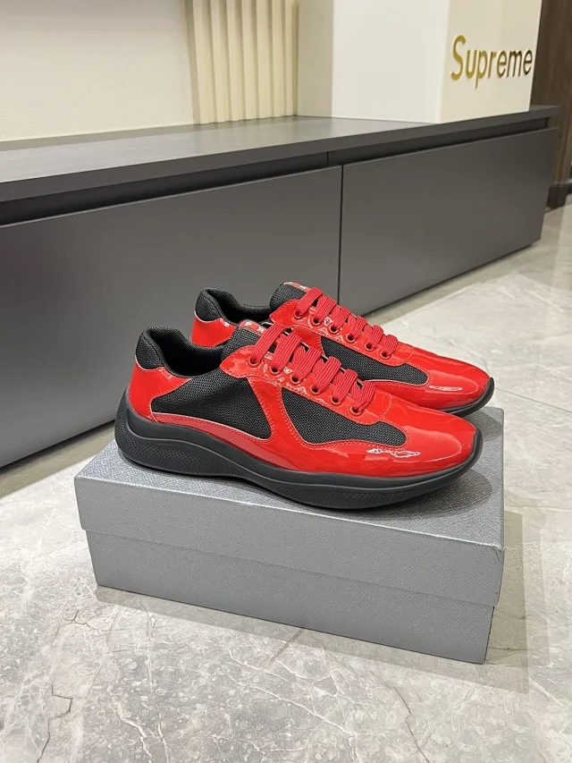 Unbranded Sneakers Low-Top Mesh and Patent Lace-Up product detail image 13