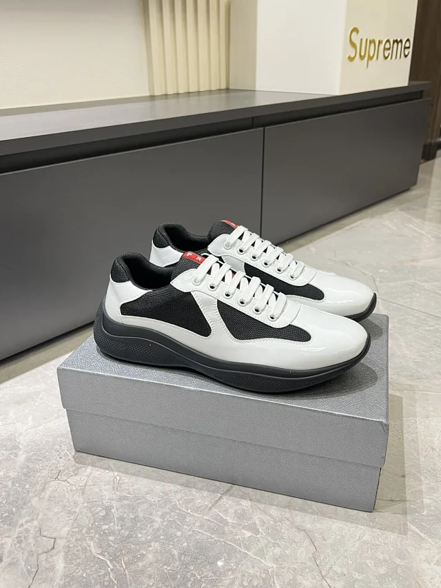 Unbranded Sneakers Low-Top Mesh and Patent Lace-Up product detail image 11